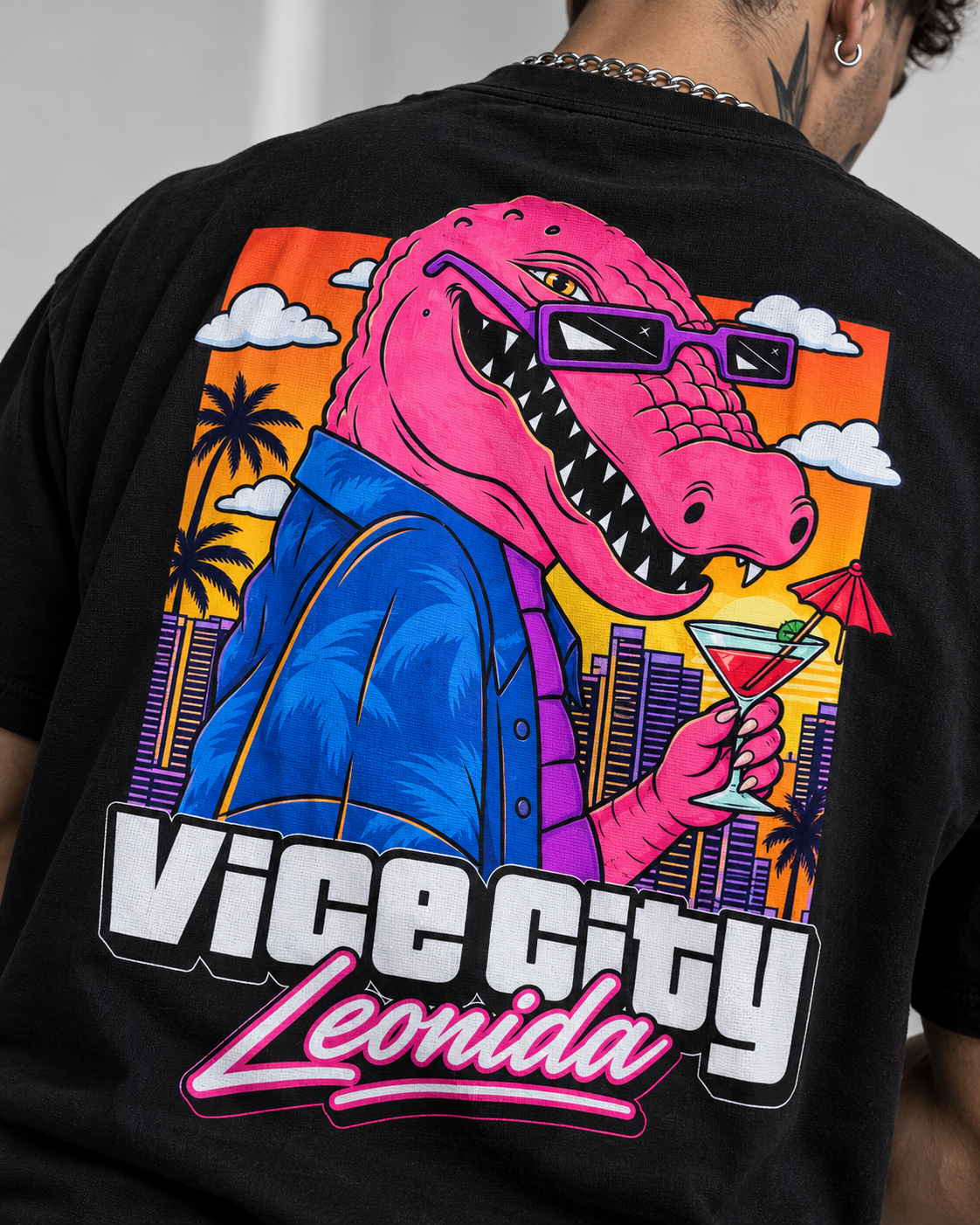 Camiseta Leonida The Six - Negro - foto 4